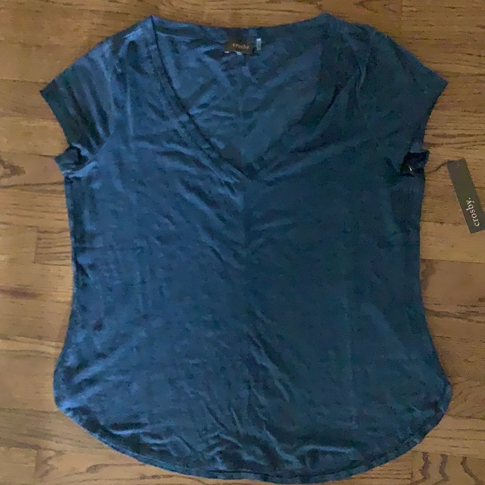 Crosby linen blend top